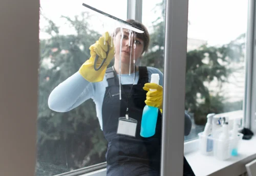 Nettoyage de vitres intérieures et extérieures à Menneval